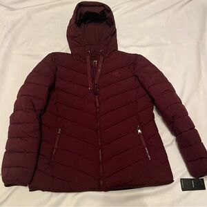 NWT Ralph Lauren Deep Red Puffer Jacket size XL